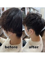 モンド ヘアクリエーション 下荒田店(monde hair creation) 【monde】before × after × 髪質改善