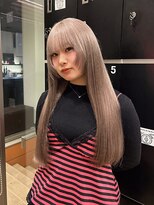 インク サカエ(inq sakae)&nbsp;ケアブリーチ2回/トリプルカラー/ハイトーンミルクティー