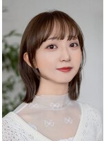 シャンプー(Shampoo)&nbsp;透明感あふれるオリーブブラウン×結べるボブ