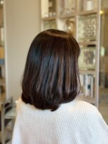アシャ ヘアー ソリューション 神戸店(asha hair solution) ダークパープル/ナチュラルショート/ミルクブラウン/夏/摂津本山