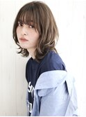 透明感アッシュ×カジュアルレイヤーカット