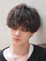 フィフス 大分(fifth)&nbsp;大分シャドウパーマメンズカットラウンドマッシュツーブロック