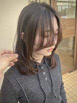 チャコレ パーチ 北千住店(Chacolle perch)&nbsp;ミディアムレイヤー × シルバーブラウン