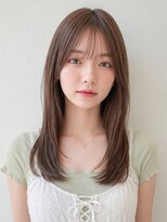 カバーヘア ブリス 志木南口駅前店(COVER HAIR bliss)&nbsp;夏カラーブリーチなしロングレイヤーカット/小顔/艶髪p志木