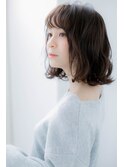 ＊LOREN＊ナチュラル可愛い大人うる髪小顔ラフウェーブロブ