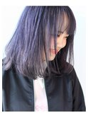 ダブルカラーのバイオレットアッシュ
