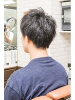 ヘアージャンティ(HAIR GENTIL)&nbsp;メンズ ショート 【 耳出しカット × ソフトツーブロック 】