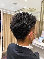 アッシュ 東戸塚店(Ash)&nbsp;ビジネスパーマでアップバング