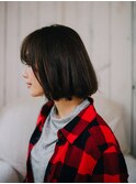 ツヤ髪ボブ