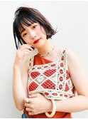 Ameri フェミニンボブ×透け感カラー【新宿】