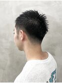 ビジネスおしゃれボウズ好感度ワイルドアップバング