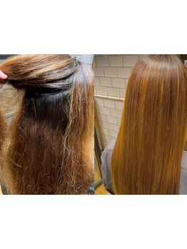 【口コミ多数★】ツヤを極めた絹髪ストレート施術でリピーター続出！自分史上最高の褒められ髪に♪