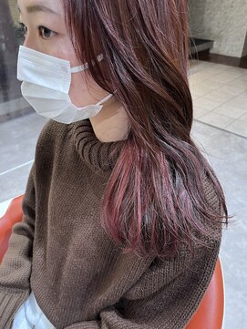 ニューヨークニューヨーク 松井山手店(NYNY) ピンクインナーカラー