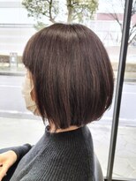ヘアークリアー 春日部&nbsp;大人可愛いボブスタイル/ハイライトで立体感を/30代40代50代