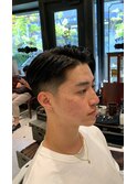 【LUDLOW BLUNT】ツーブロック センターパート フェードカット