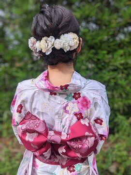 ランコントレ 千代 2023年伊勢神宮奉納全国花火大会お着付とヘアセット