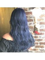 エイミー(Aimee)&nbsp;Aimee町田　ダークブルー×ゆるふわ巻き