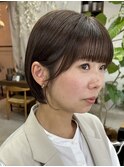 ［kurata］ぷつっとボブ/グレージュ/ボブヘア