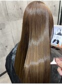 ライトブラウン×髪質改善