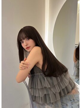 フィル 横浜(fil) ナイトスカイウォニョン_オリーブベージュレイヤーカット