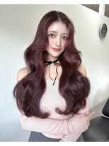 ルイ(LOUIS)&nbsp;【 LOUIS 】ブリーチなしで叶う くすみカシスピンク