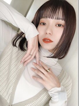 ランソ 成田店(RUNSO) 小顔×ココアベージュ×黒髪