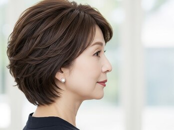 アカンサス バイ ミリー 高槻店(acanthus by milly)の写真/【高槻駅2分】ダメージを最小限に抑えた髪に優しい香草カラーは髪本来が持つハリ・コシを強く健康的な髪へ*