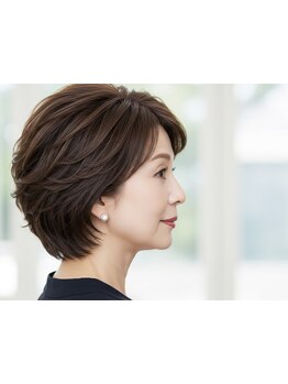 【高槻駅2分】ダメージを最小限に抑えた髪に優しい香草カラーは髪本来が持つハリ・コシを強く健康的な髪へ*