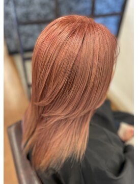 フリーダムクルール 総社駅前店(freedom couleur) ピンクベージュ/ブリーチ/Wカラー/トリートメント