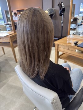 ヘアー ル シェーヌ ワンセカンド(hair le chene 1/2) 透明感レイヤー白髪ぼかし髪質改善