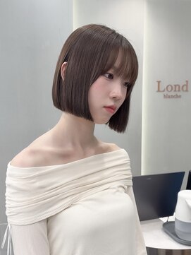 ロンドリゼル 札幌(Lond RiseL) ◯ オリーブグレー/韓国/レイヤーカット/髪質改善/縮毛矯正/札幌
