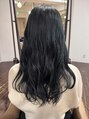 ティティアンバイイザ(titian by IZA) 寒色系カラーでブルーブラックにしました!