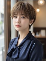 ゲイン(Gain)&nbsp;ショートカット・レイヤーカット×白髪ぼかし/ダブルカラー