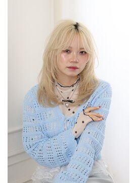 シロフ シブヤ(shirof shibuya) 【伊東玲弥】20代30代40代ブロンドミディアムレイヤー