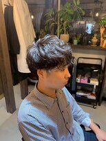 トニコ(toniko)&nbsp;シャドウパーマ×マッシュ×刈り上げ×ビジネスヘア