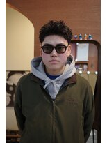 エディ(Edy)&nbsp;メンズスパイキーボックスショート刈り上げツイスパ眉毛カット