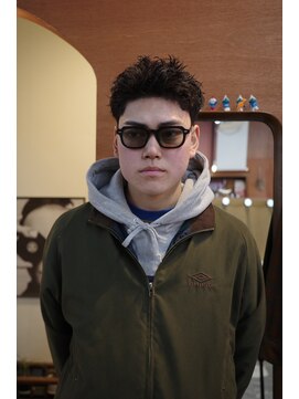 エディ(Edy) メンズスパイキーボックスショート刈り上げツイスパ眉毛カット