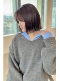 10代20代30代人気レイヤーボブ/くびれレイヤーボブ/顔周りカット