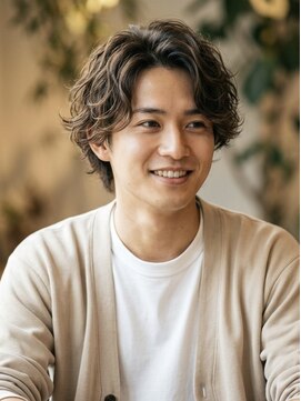 ブロッサム 東中野店 波巻きツイストスパイラルで無造作ウルフパーマ