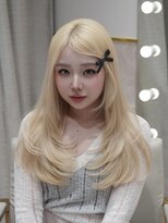 キャリ 渋谷(care)&nbsp;ハイレイヤーウルフ ブロンドヘア