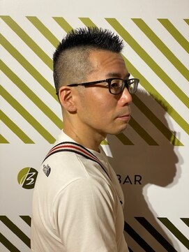 バーバーバー 四谷(BARBER-BAR) ビジネス爽やかソフトモヒカンスタイル