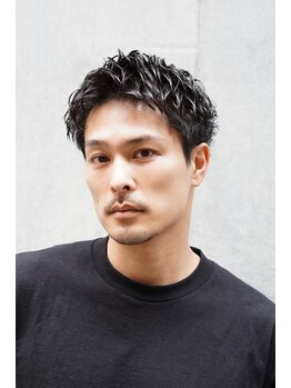 モロコ 神保町 九段下店(moloco)の写真/《全年代に人気の短髪スタイル》「ピンパーマ×スパイキーショート」で抜け目ないカッコよさ【神保町】