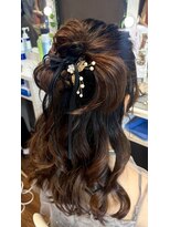 ジェミータ 横浜&nbsp;カチモリハーフアップ【横浜/ヘアセット/ヘアメイク】