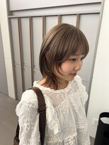 ローレンアオ(LOREN AO)&nbsp;着物ヘア/大人ガーリー/ダークアッシュ/似合わせカット/栄矢場
