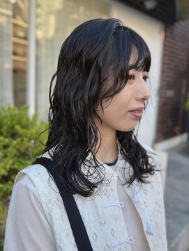 シベルバレー 横浜(sibell) ▽くびれレイヤーハッシュカット顔周りレイヤードライパーマ