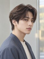 モト 船橋(moto)&nbsp;韓国メンズコンマヘア立体艶感ココアブラウンミディアム船橋