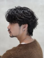 バイフィフス 原宿/表参道(by fifth) シャドウパーマルーズパーマセンターパートツーブロック刈り上げ