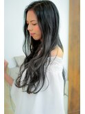 黒髪～グレーへのグラデーションカラー