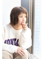 ヘアサロン ロータス(Hair Salon Lotus) 切りっぱなしボブ×ハイライト×バレイヤージュ