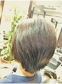 【ＣＡＮ】ミディアムレイヤー×ヘアマニキュア